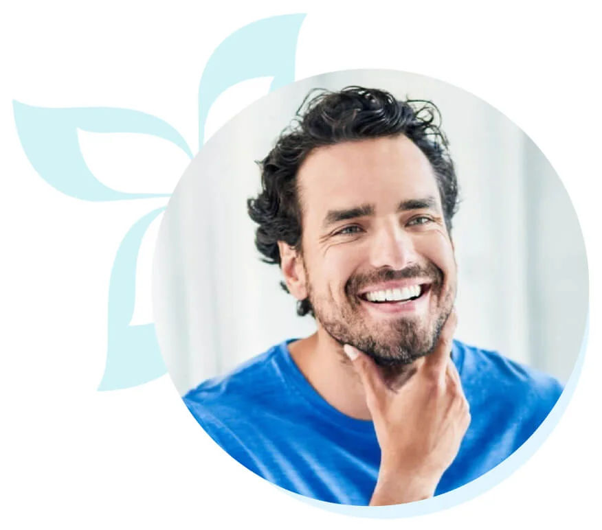Man smiling